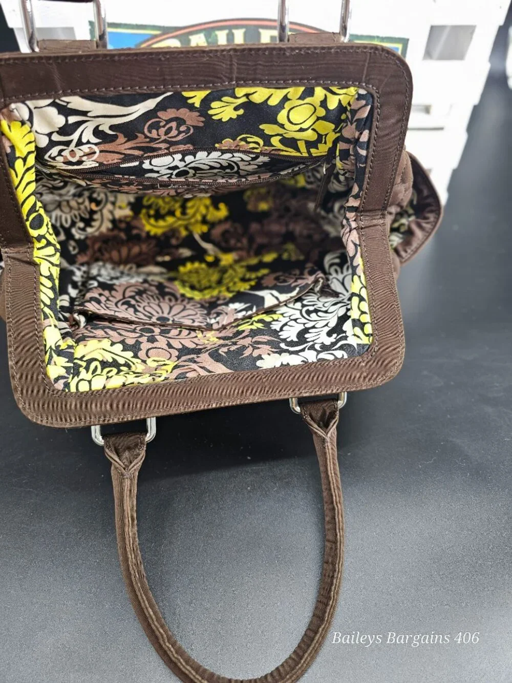 Vera Bradley Solid Magnetic Close Satchel
